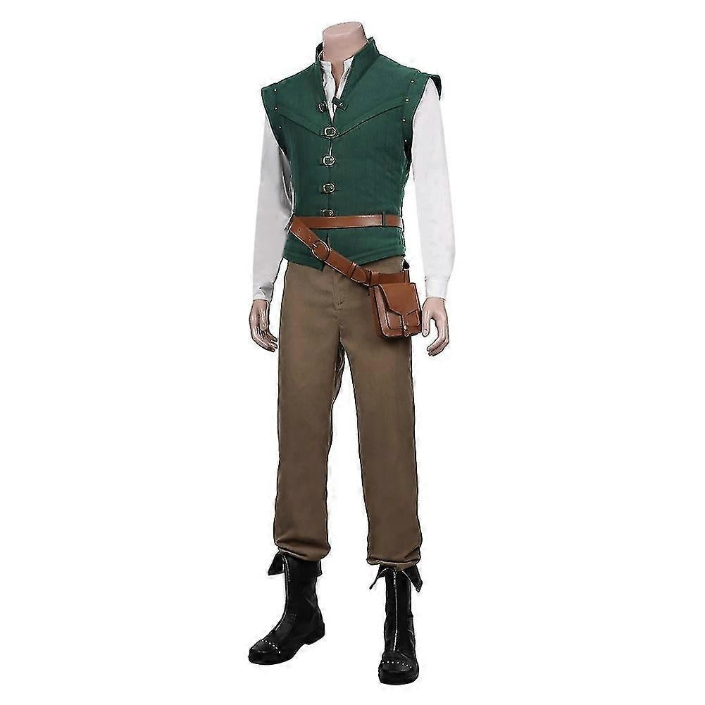 Rapunzel Flynn Rider Adult Costumes for Halloween Cosplay - Perfect M-max M