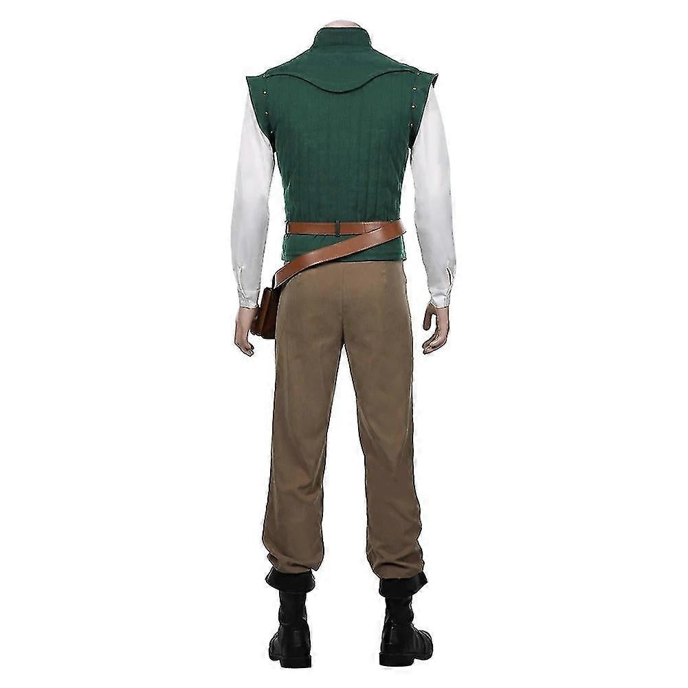 Rapunzel Flynn Rider Adult Costumes for Halloween Cosplay - Perfect M-max M