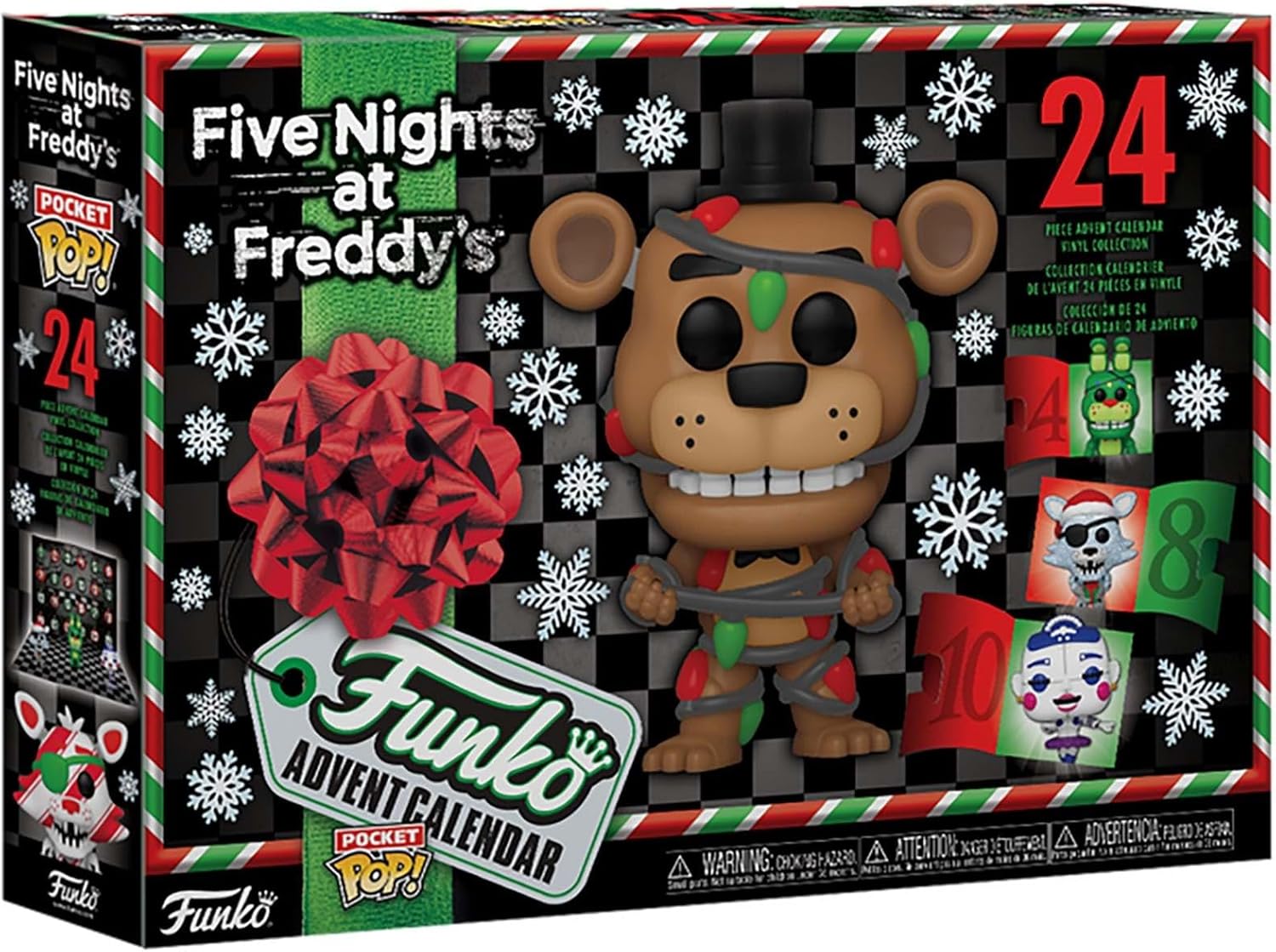 Advent Calendar: Five Nights at Freddy's 2023, 24 Pocket Pop! Vinyl figures