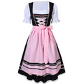 German Oktoberfest Costume for Women - Traditional Bavarian Beer Carnival Fraulein Cosplay Maid Costume - Black - Perfect Black XL