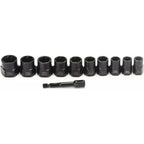 11-piece 9.5mm Bolt Impact Tool Set with Toolbox