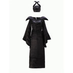Halloween Sleeping Beauty Witch Maleficent Dress For Adult Evil Witch Carnival Cosplay Costume Outfit Q XL LL