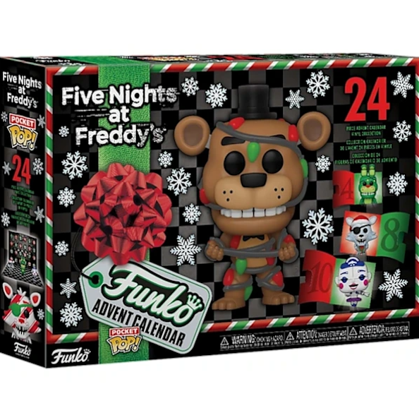 Advent Calendar: Five Nights at Freddy's 2023, 24 Pocket Pop! Vinyl figures