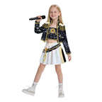 2025 Demon Hunter K-Pop Costume | Halloween Outfit Women Kids Cosplay No. 7 3-piece set_tfrf No. 7 3-piece set 130cm
