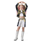 2025 Demon Hunter K-Pop Costume | Halloween Outfit Women Kids Cosplay No. 7 3-piece set_tfrf No. 7 3-piece set 130cm