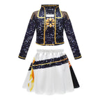 2025 Demon Hunter K-Pop Costume | Halloween Outfit Women Kids Cosplay No. 7 3-piece set_tfrf No. 7 3-piece set 130cm