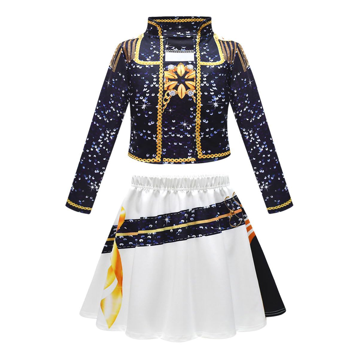 2025 Demon Hunter K-Pop Costume | Halloween Outfit Women Kids Cosplay No. 7 3-piece set_tfrf No. 7 3-piece set 130cm