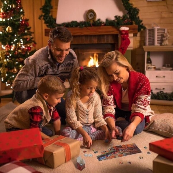 24-day puzzle advent calendar, Blind Box, Red