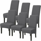 6-pack Washable Universal Stretch Microfiber Chair Covers