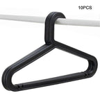 10-pack Standard PP Hanger Lightweight Shirt Hanger For Everyday Use White
