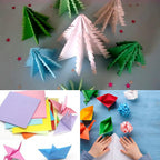 100 Sheets Colored A4 Paper 70g/m2 Handmade Paper for DIY Art