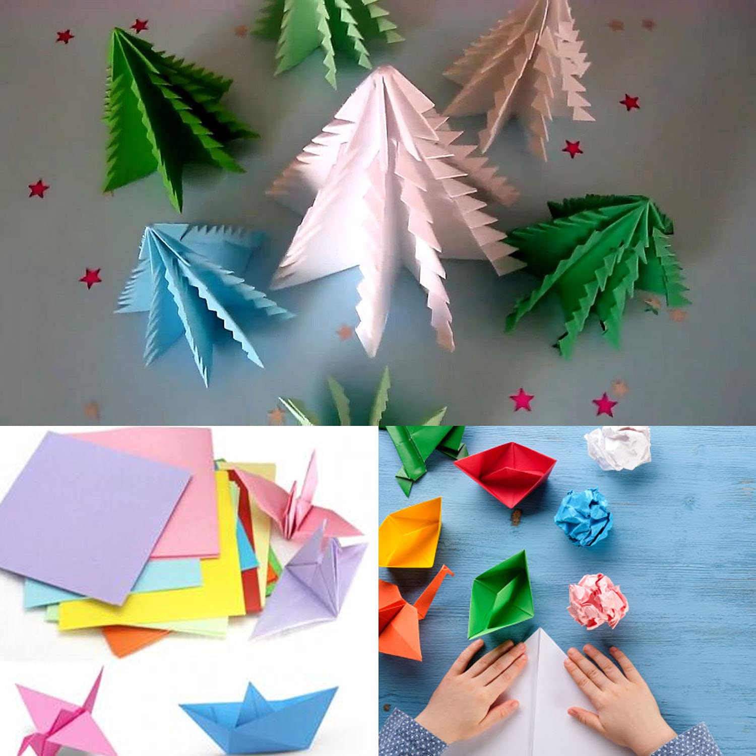 100 Sheets Colored A4 Paper 70g/m2 Handmade Paper for DIY Art
