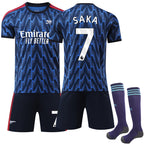 25-26 Arsenal Away Kit Kids Adult Football Shirt No. 7 Saka 25-26 Saka 25-26 Saka 24
