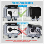 Waterproof Socket Double Outdoor Power Socket IP66 Waterproof Wall Socket 16A