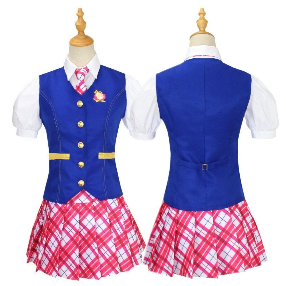 Barbie Movie Ever After High Delancy Dress | Princess Academy School Uniform Costume \"Four-piece set - Four-piece set S Four-piece set S