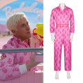 Adult Barbie Outfit for Men Ken Cosplay Costumes Pink Jumpsuit L