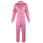 Adult Barbie Outfit for Men Ken Cosplay Costumes Pink Jumpsuit L