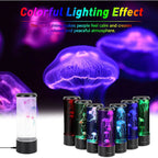 Jellyfish Lamp, Jellyfish Lava Lamp Aquarium Jellyfish Lamp LED Light 7 Colors with USB for Children's Bedroom Christmas Gift Birthday Gift