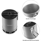 600ml G3 Ultralight Camping Stove, Lightweight Outdoor High Efficiency Foldable Heat Exchanger Stove, Portable for Hiking Travel