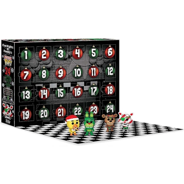 Freddy's FNAF Advent Calendar with 24 bags of Pops-XY-