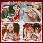 Advent Calendar 2024 Christmas Puzzle, Christmas Dogs Puzzle 1008 Pieces Puzzle 24 Days Christmas Countdown