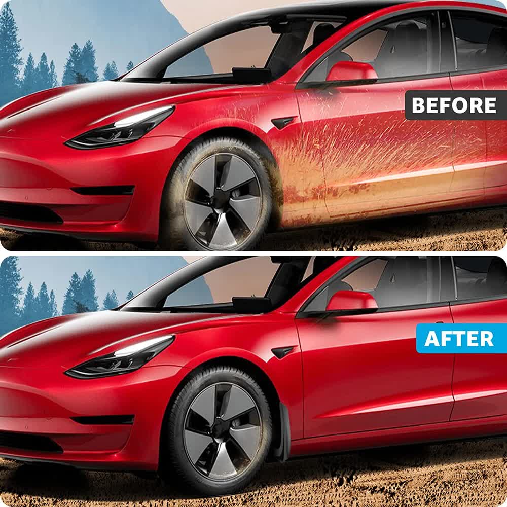 pcs Mudguards for Tesla Model 3 Front Rear Mudguard Fender Kit White Model 3_tfrf White Model 3
