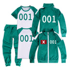Squid Game, training clothes, complete set with number 230 230 230 230 150