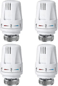 Thermostatic Head 4 Parts Thermostat M 30 X 1.5 Radiator Valve Replacement Head With Antifreeze—yux