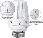 Thermostatic Head 4 Parts Thermostat M 30 X 1.5 Radiator Valve Replacement Head With Antifreeze—yux