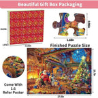 Puzzle Advent Calendar 2025, 1008 Puzzle Pieces 25 Days Christmas Countdown Advent Calendars 1 1