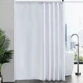 pc mildew resistant shower curtain washable waterproof fabric large polyester shower curtains for bathtub or bathroom white 200x220cm