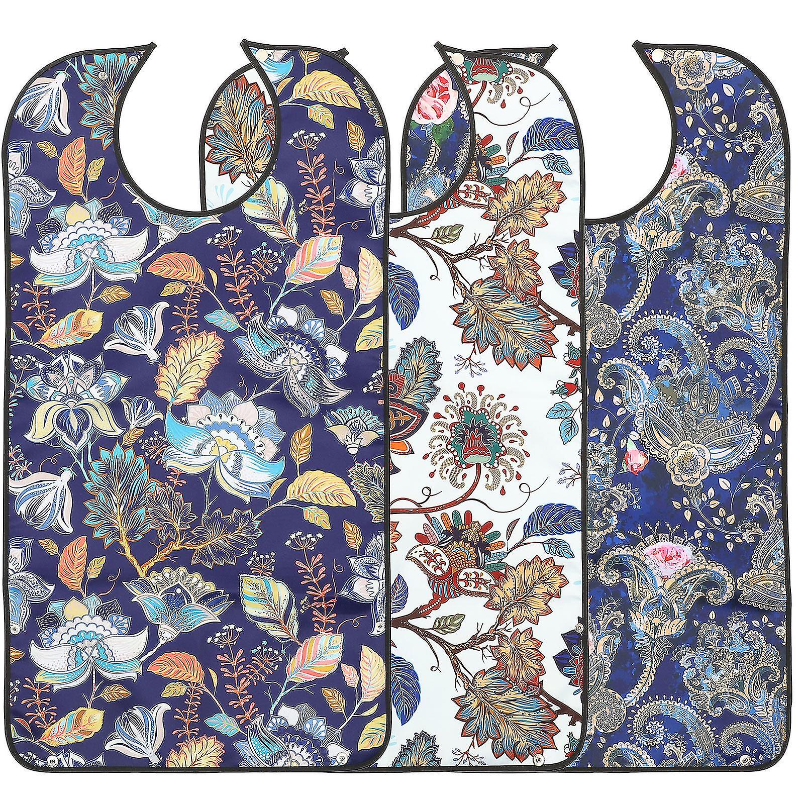 pcs Decorative bibs for adults, bib for the elderly, bib for seniors with adjustable strap