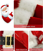 XXL Santa Claus Costume Santa Suit Adults Men Sa,ZQKLA