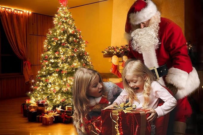 XXL Santa Claus Costume Santa Suit Adults Men Sa,ZQKLA