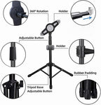 Compatible with iPad Stand, Height Adjustable iPad Holder Stand & Floor iPad Stand with 360° Rotating iPad Stand Mount