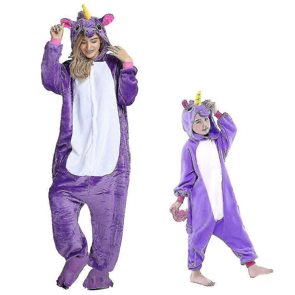 Pegasus Clothing Unicorn Pajamas Kigurumi Jumpsuit Pink Rose XL