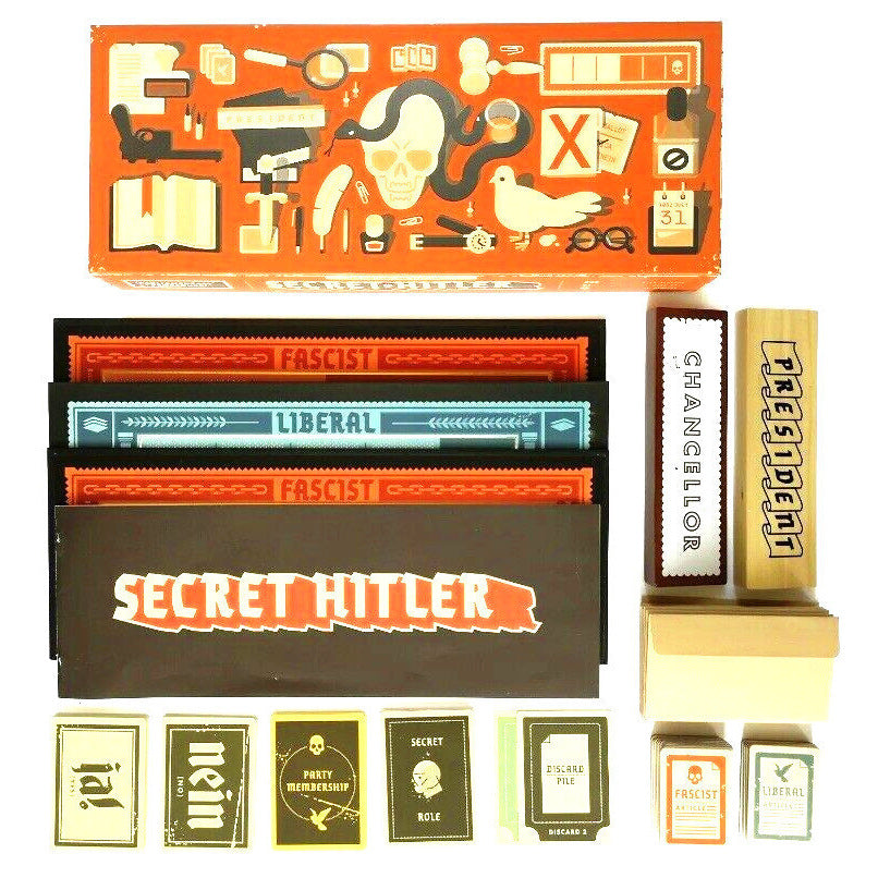 (Special Offer) Card Game - For Adults 5-10 Players-LP-_yux secret hitler long