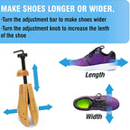 2-way wooden shoe stretcher, 2-pack_yux 39-41