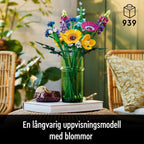 High Quality 10313 Icons Wildflower Bouquet, with Lavender and Gerbera, Building Kit for Adults, Gift, Botanical Collection, 2024 Set