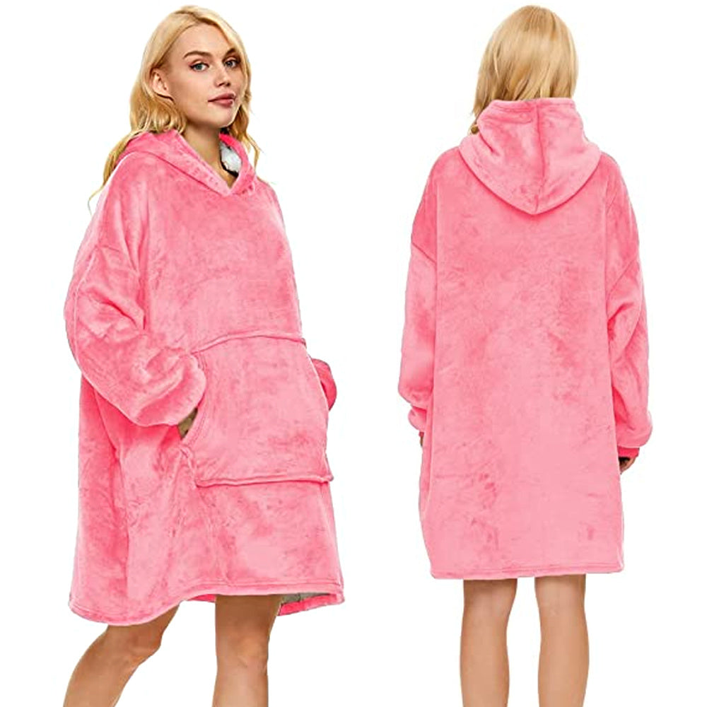 Snuggie Oversized Blanket Hoodie Dark Blue