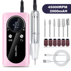 [CA] Fast and Efficient 45000 rpm Rechargeable Portable Electric Nail File Pink
