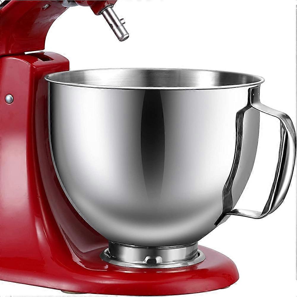 Stainless Steel Bowl for KitchenAid 4.5-5 Quart Tilt Head Stand Mixer, for KitchenAid Mixer Bowl, Di (FMY)_MGF Silver