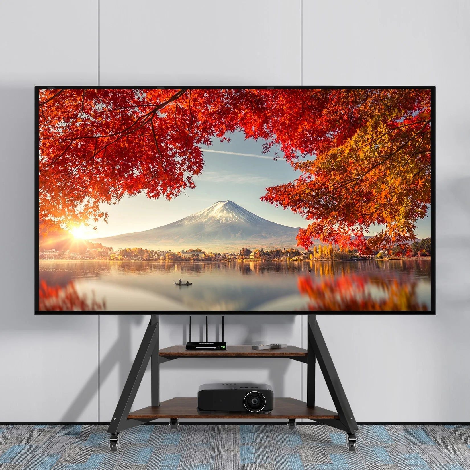 Adjustable Floor TV Stand for 40-75" LCD LED