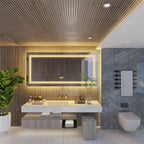1050x500mm LED Bathroom Mirror Anti-fog Shatterproof