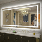1400x700mm LED Bathroom Mirror Anti-fog Illuminated
