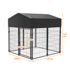 Extra Large Welded Wire Dog Kennel Outdoor Heavy Duty Crate Cage