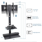 TV Stand Base Swivel Mount 32-65 inch Adjustable Height