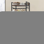 Metal Garment Rack Coat Stand MDF & Iron Organizer