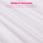 3x6m White Stage Curtain Backdrop