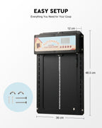 Automatic Chicken Coop Door Solar/Battery/AC 6W Aluminum Copper